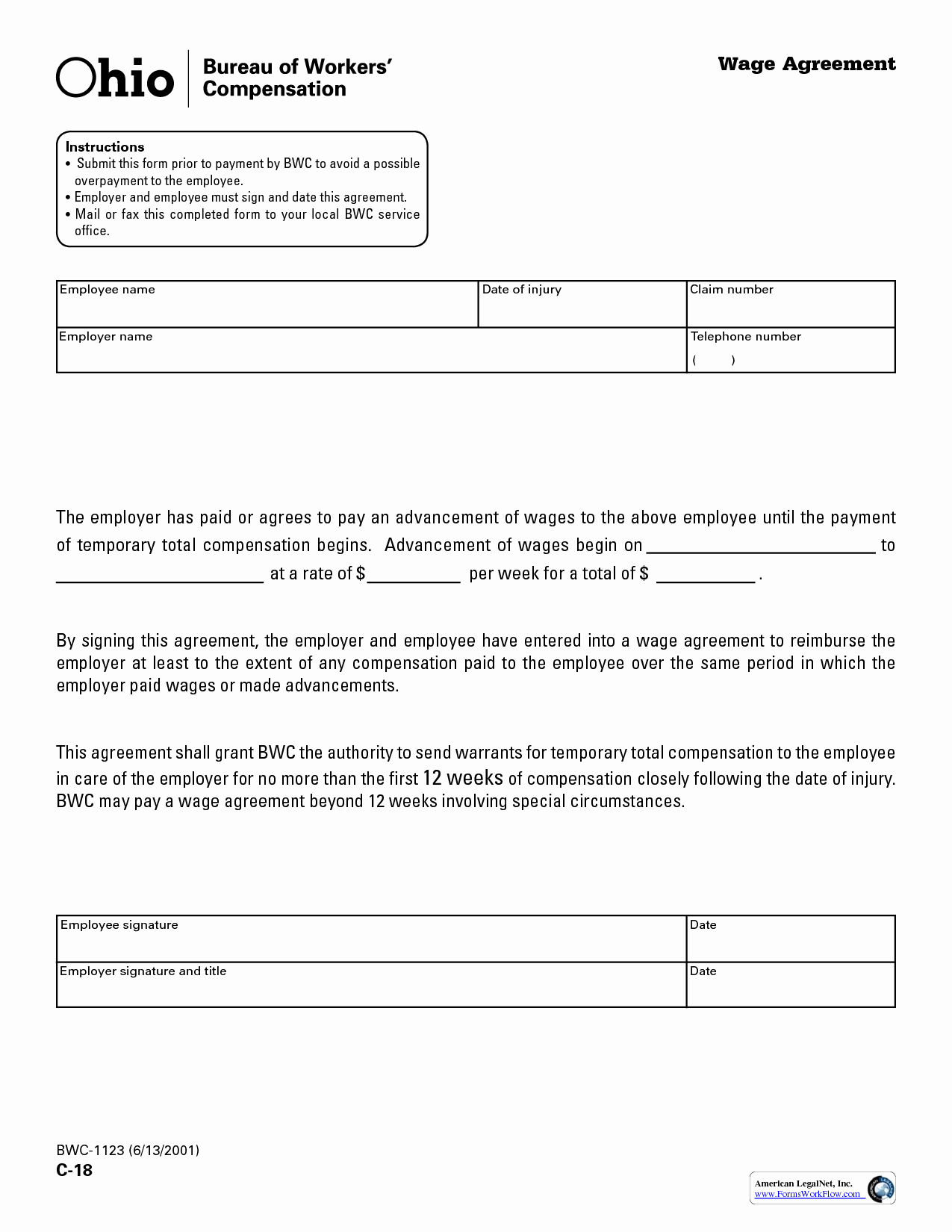 Wage Increase form Fresh 10 Best Of Employee Wage Agreement form Salary