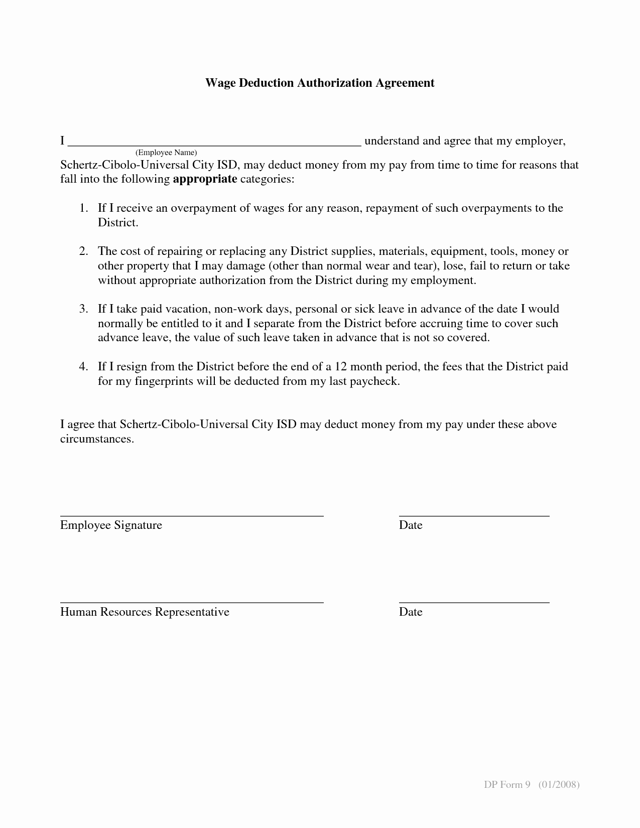 Wage Increase form Inspirational 10 Best Of Employee Wage Agreement form Salary