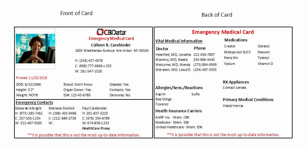 Wallet Card Template Free Unique Wallet Information Card Template forex Trading