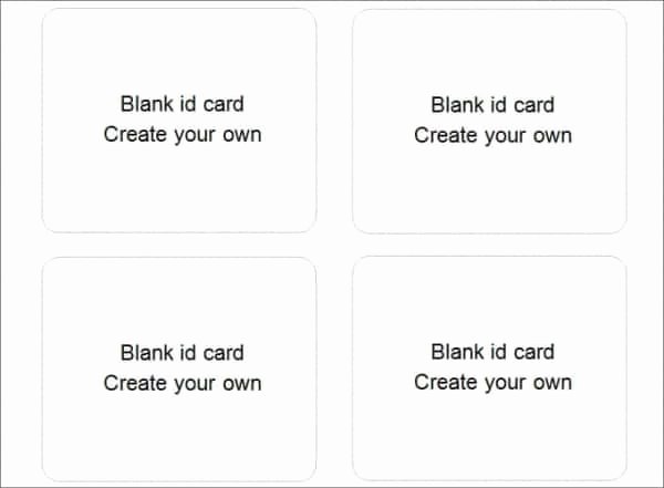 Wallet Card Template Word Elegant 31 Blank Id Card Templates Psd Ai Vector Eps Doc