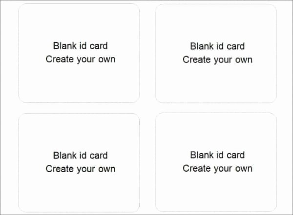 Wallet Card Template Word Elegant 31 Blank Id Card Templates Psd Ai Vector Eps Doc
