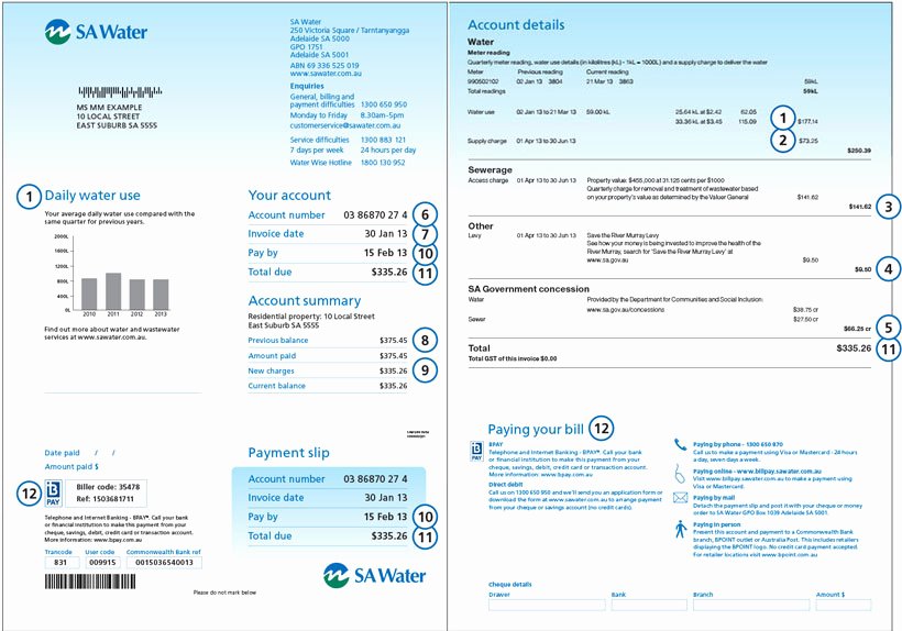 Water Bill Template Awesome Water Meter Invoice Template why It is Not the Best Time