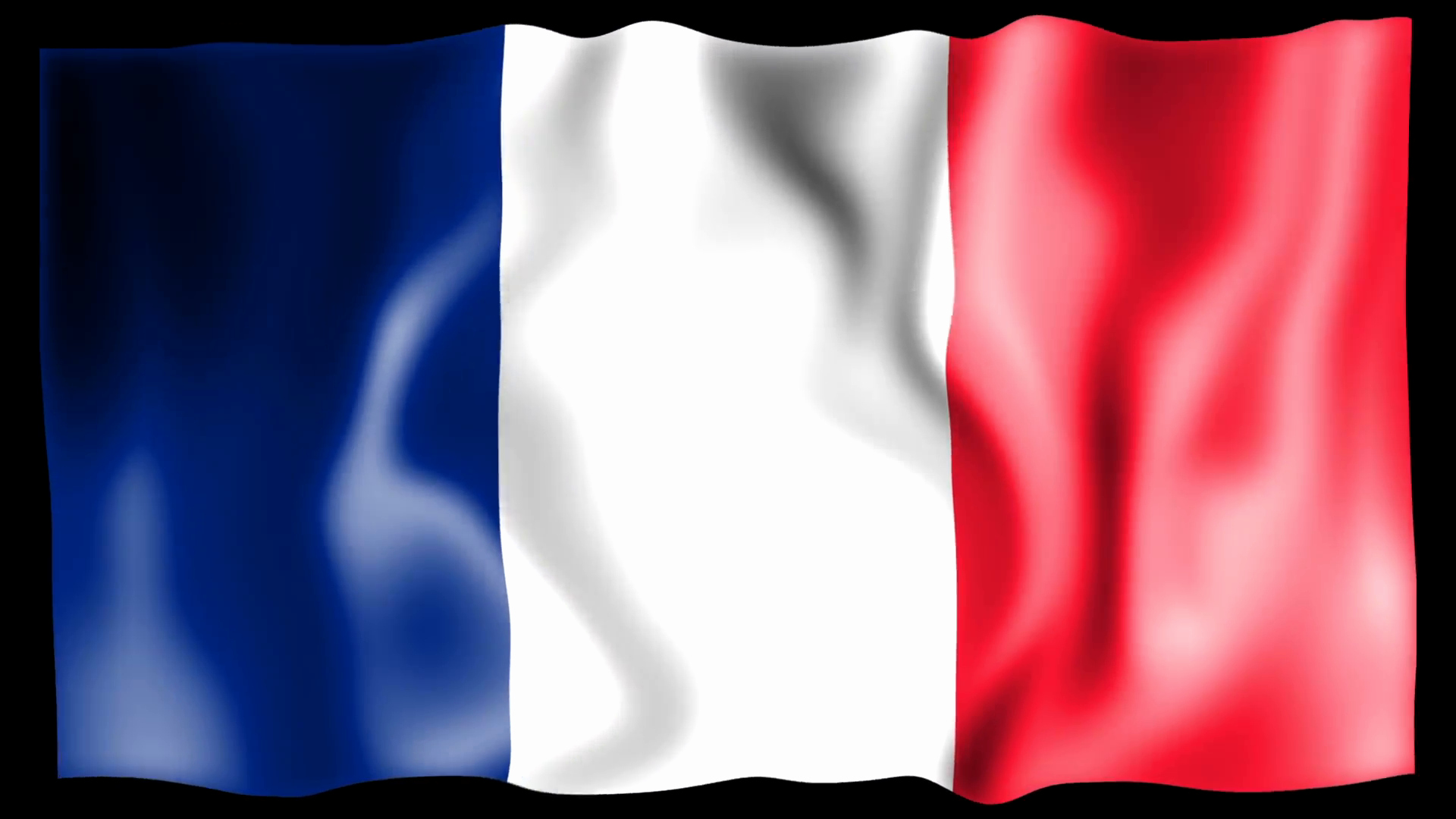 Waving Flag after Effects Elegant Waving France Flag Animation Motion Background