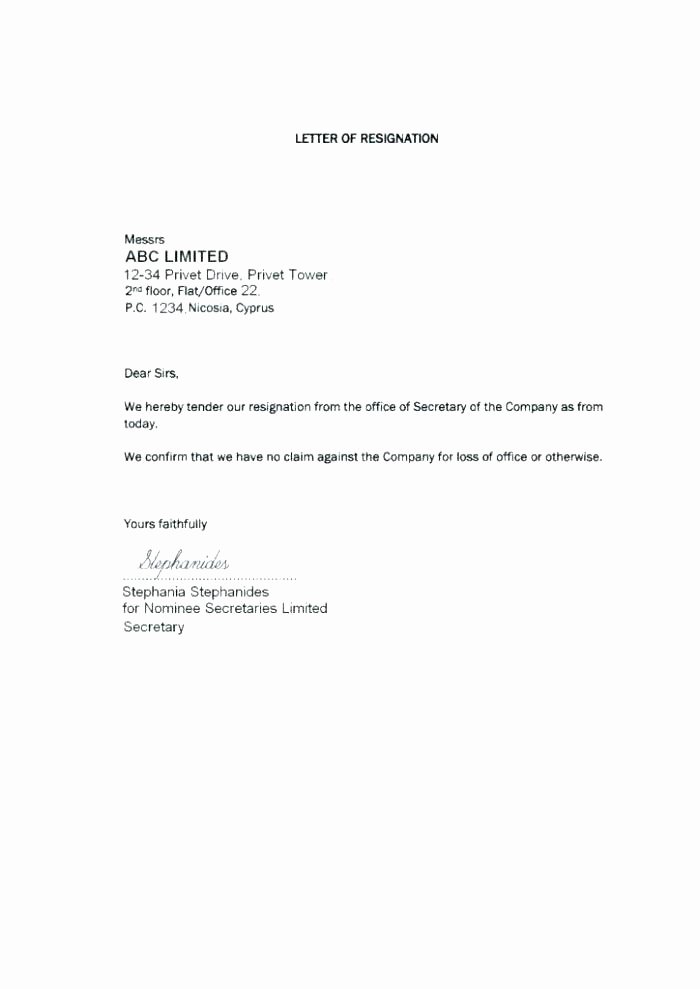 We Are Moving Letter