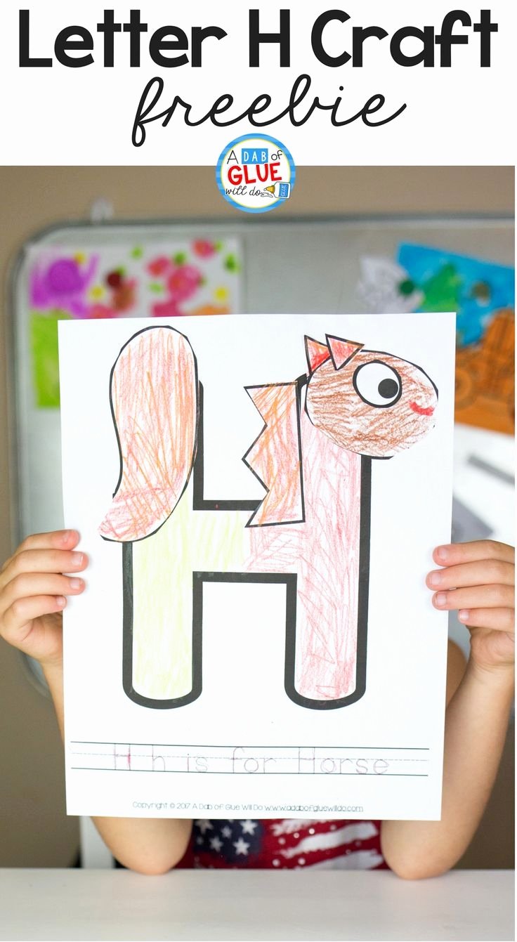 We are Moving Letter Lovely Animal Alphabet Letter H is for Horse