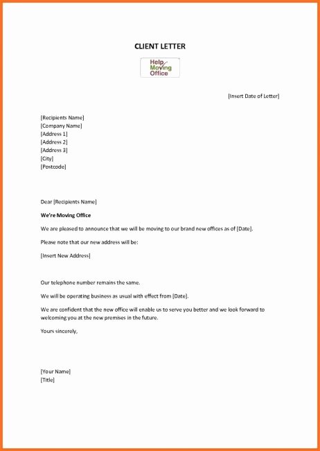 We are Moving Letter New We are Moving Fice Letter Template