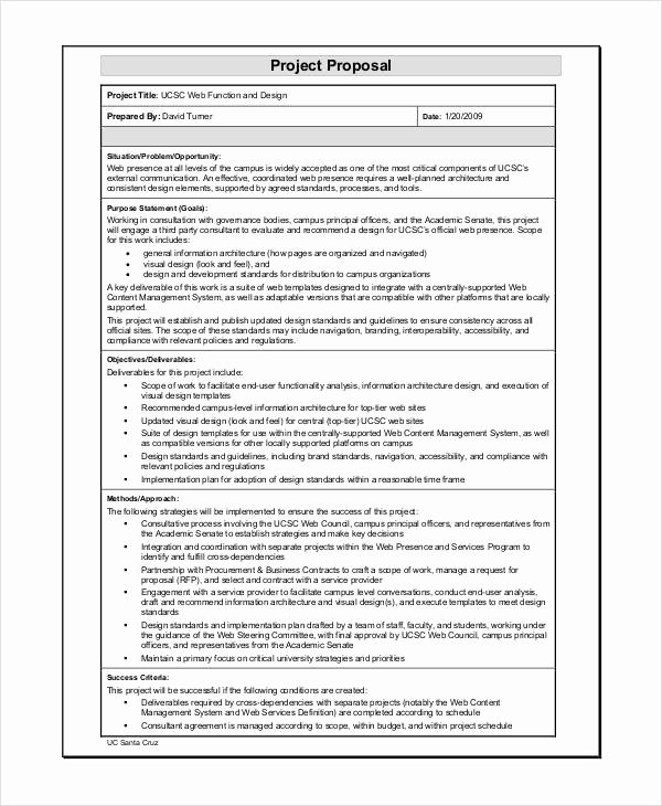 Web Design Proposal Sample Doc Beautiful 11 Web Design Proposal Templates