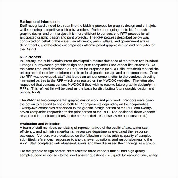 Web Design Proposal Sample Doc New Sample Graphic Design Proposal Template 9 Free