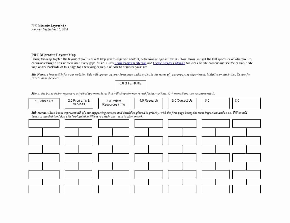 Website Map Template Luxury 20 Awesome Site Map Website Structure Templates