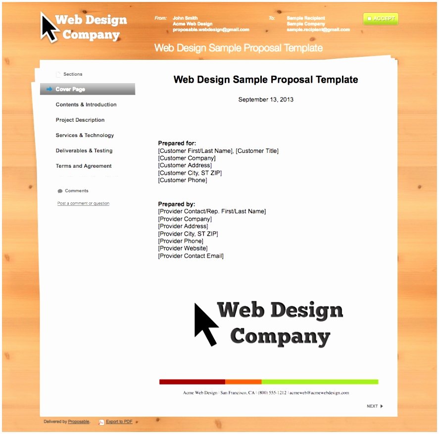 Website Proposal Template Word Best Of 10 Web Design Proposal Template Word Utita