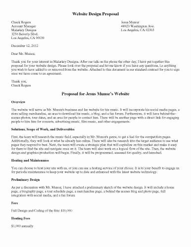 Website Proposal Template Word Best Of 32 Sample Proposal Templates In Microsoft Word