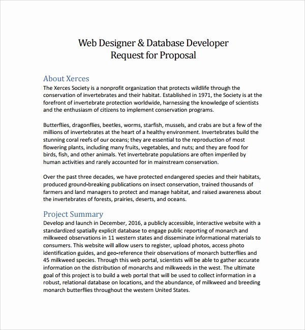 Website Proposal Template Word Luxury Sample Web Design Proposal Template 8 Free Documents In