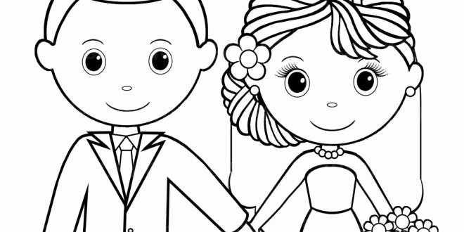 Wedding Coloring Book Templates Elegant Free Printable Wedding Coloring Book for Kids