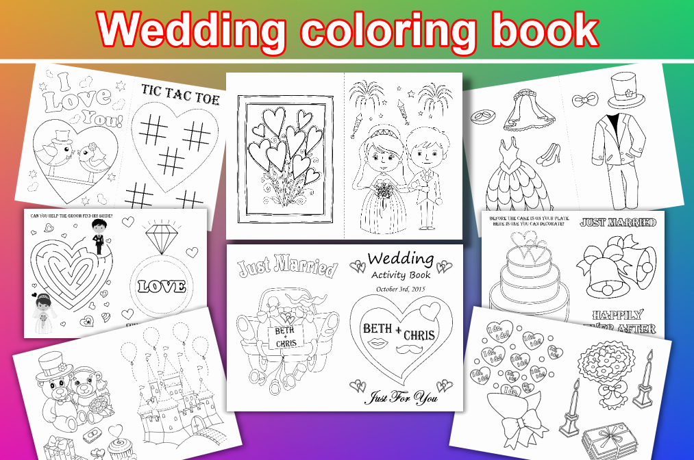 Wedding Coloring Book Templates Elegant Kids Wedding Coloring Pages Kids