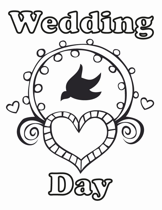 Wedding Coloring Book Templates Unique Free Wedding Coloring Pages Az Coloring Pages