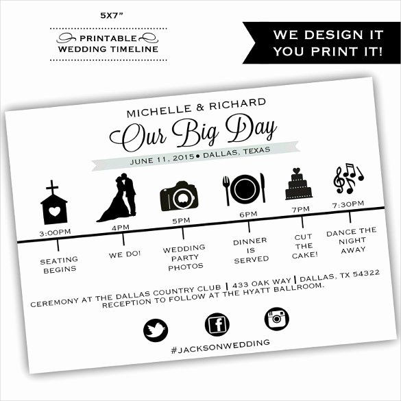 Wedding Day Timeline Template Free Awesome 29 Wedding Timeline Template Word Excel Pdf Psd