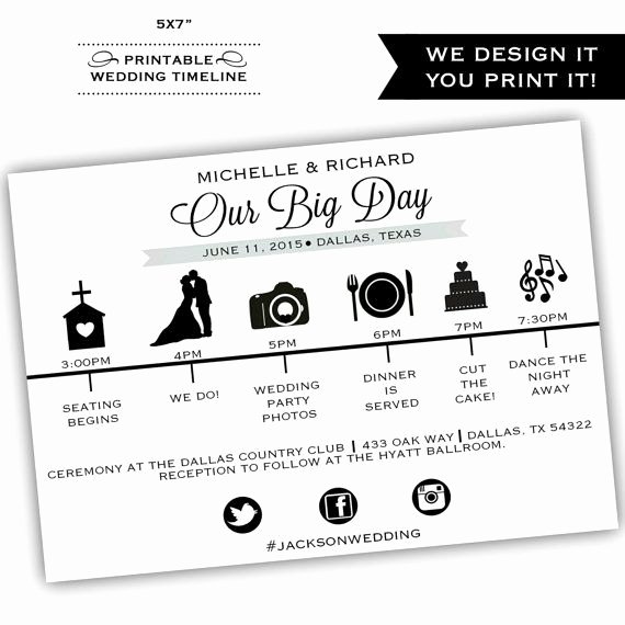 Wedding Day Timeline Template Free Elegant Best 25 Wedding Itinerary Template Ideas On Pinterest