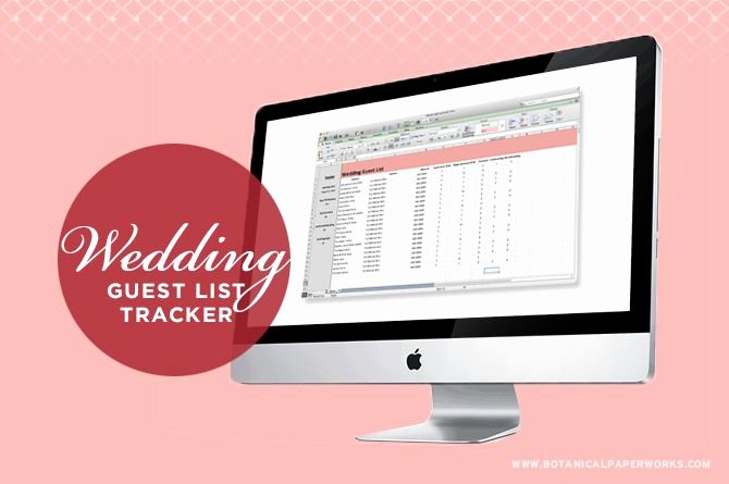 Wedding Guest List Tracker Inspirational 17 Best Ideas About Wedding Guest List On Pinterest
