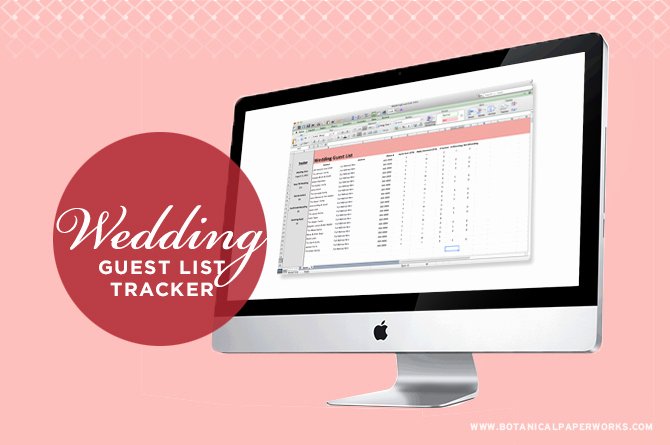 Wedding Guest List Tracker Lovely Free Printables Wedding Planning Binder