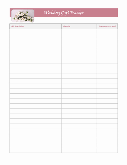 Wedding Guest List Tracker Lovely Wedding T List