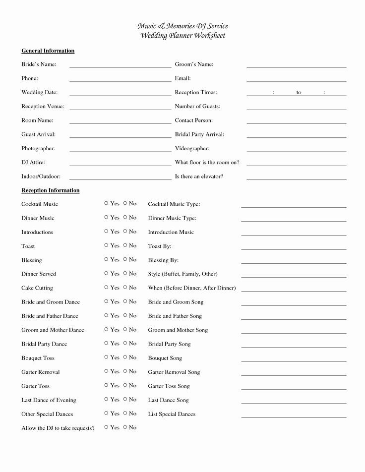 Wedding Party Lineup Template New 25 Best Ideas About Wedding Reception Checklist On