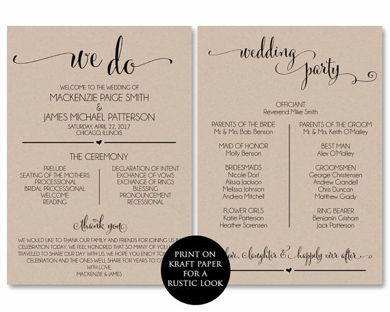 Wedding Program Template Free Download Awesome Best 25 Wedding Program Templates Ideas On Pinterest