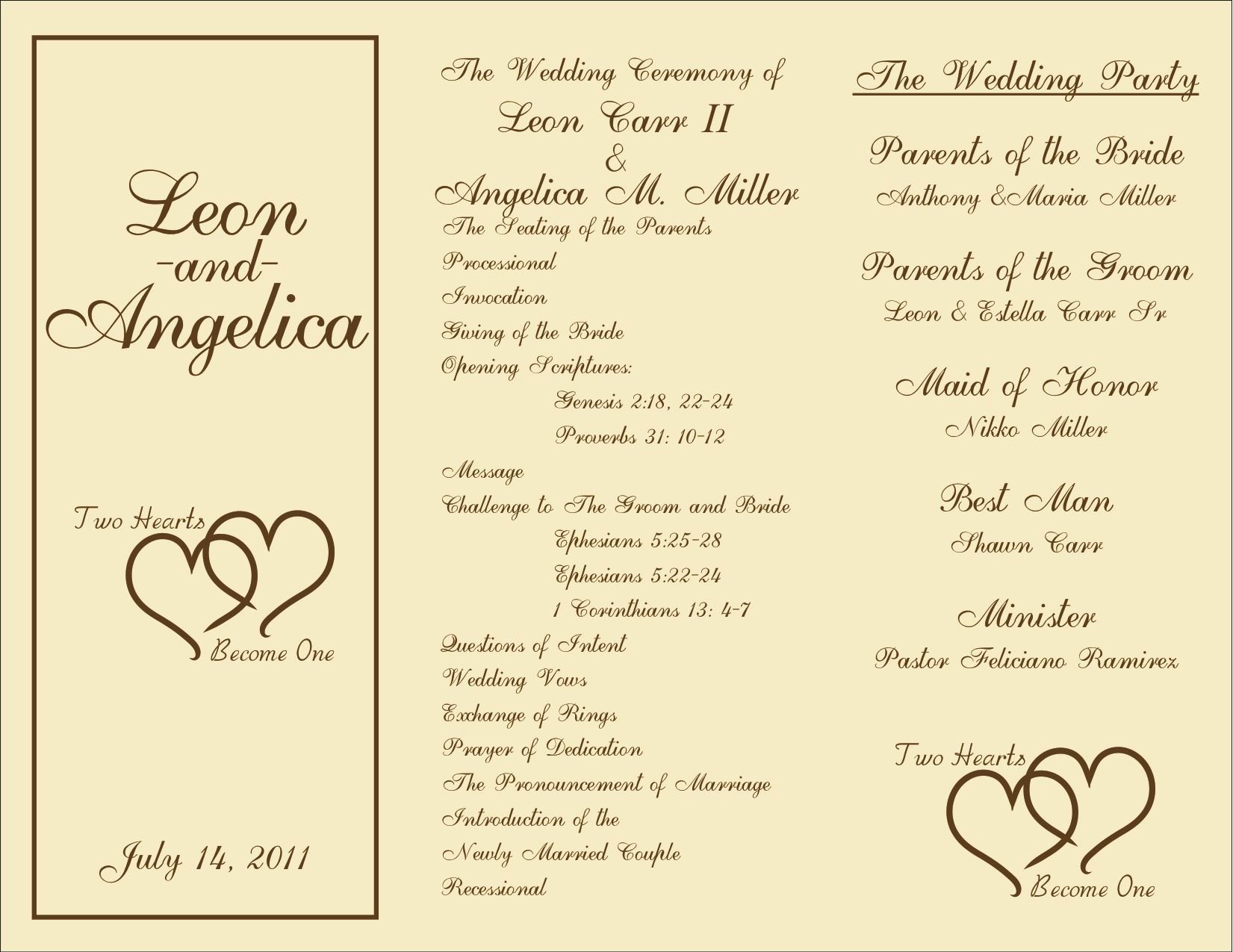 Wedding Program Template Free Download Unique Printable Wedding Programs On Pinterest