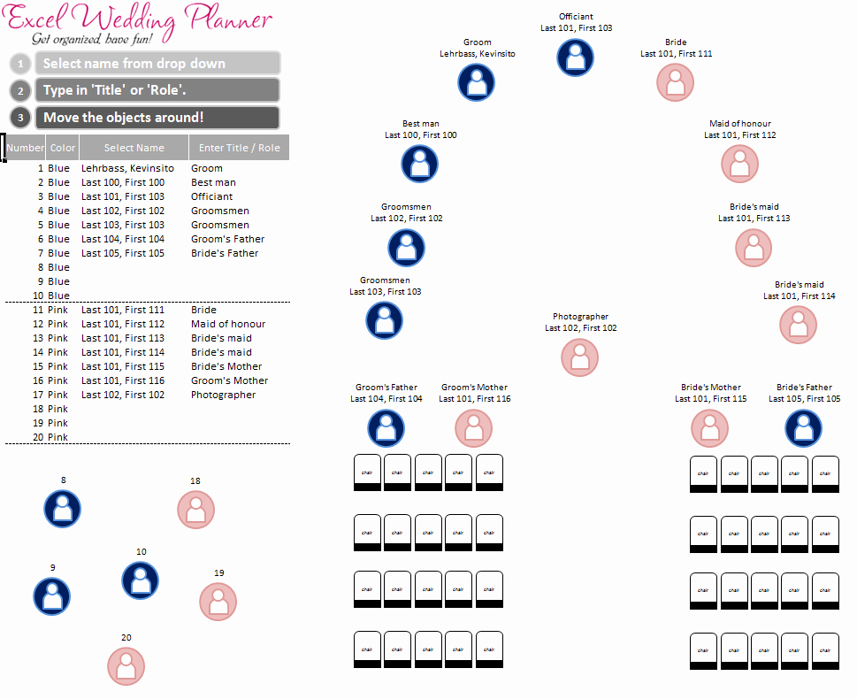 Wedding Project Plan Excel Inspirational Free Excel Wedding Planner Template Download today