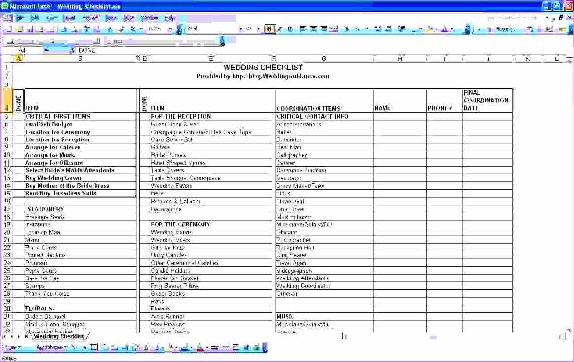 Wedding Project Plan Lovely 10 Project Plan Excel Templates Exceltemplates