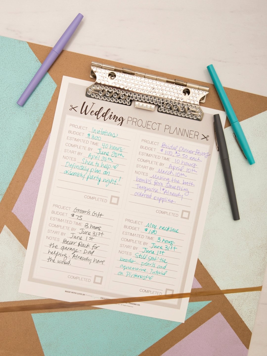 Wedding Project Plan Luxury Print Out Out This Diy &quot;wedding Project Planner Sheet&quot; for