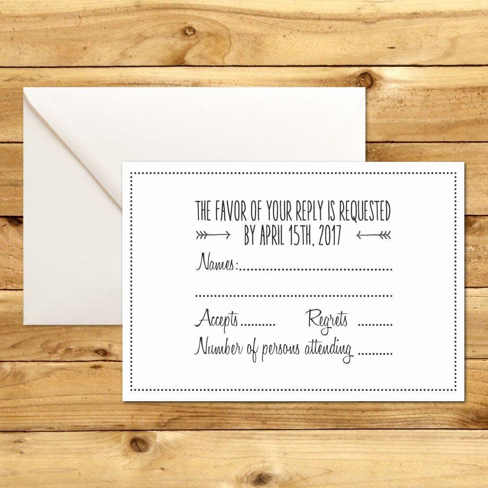 Wedding Rsvp Postcard Templates Elegant Rsvp Diy Wedding Template Rsvp Template Rustic Wedding