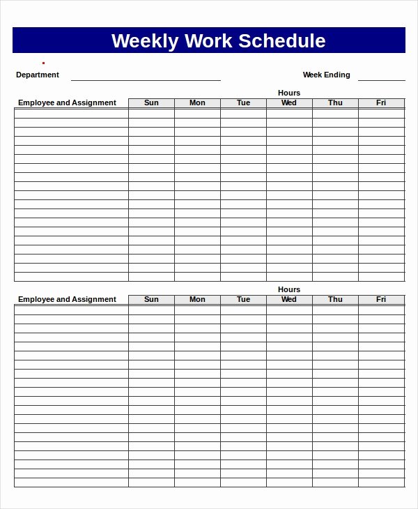 Week Schedule Template Excel Beautiful Excel Schedule Template 11 Free Pdf Word Download