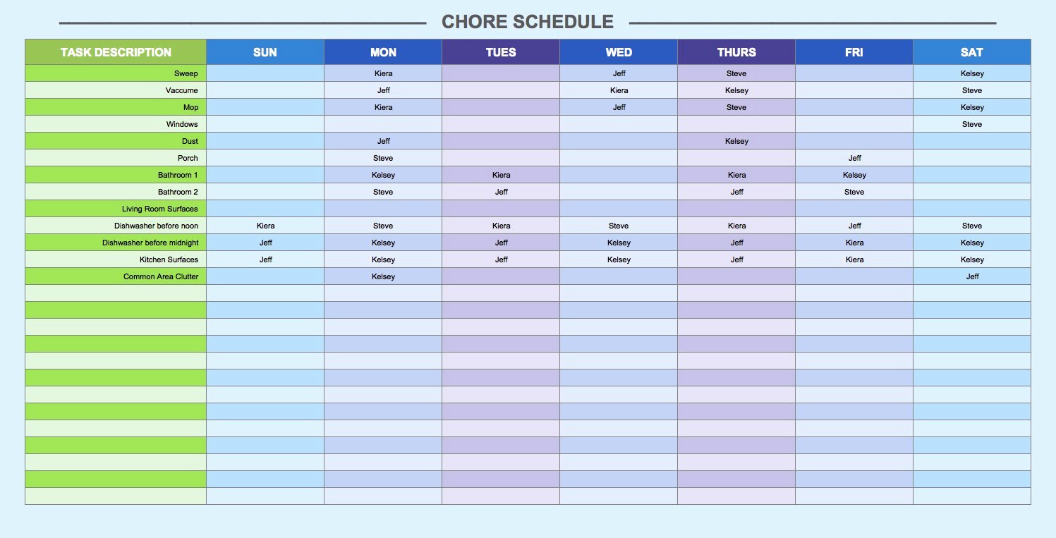 Week Schedule Template Excel Fresh Free Weekly Schedule Templates for Excel Smartsheet