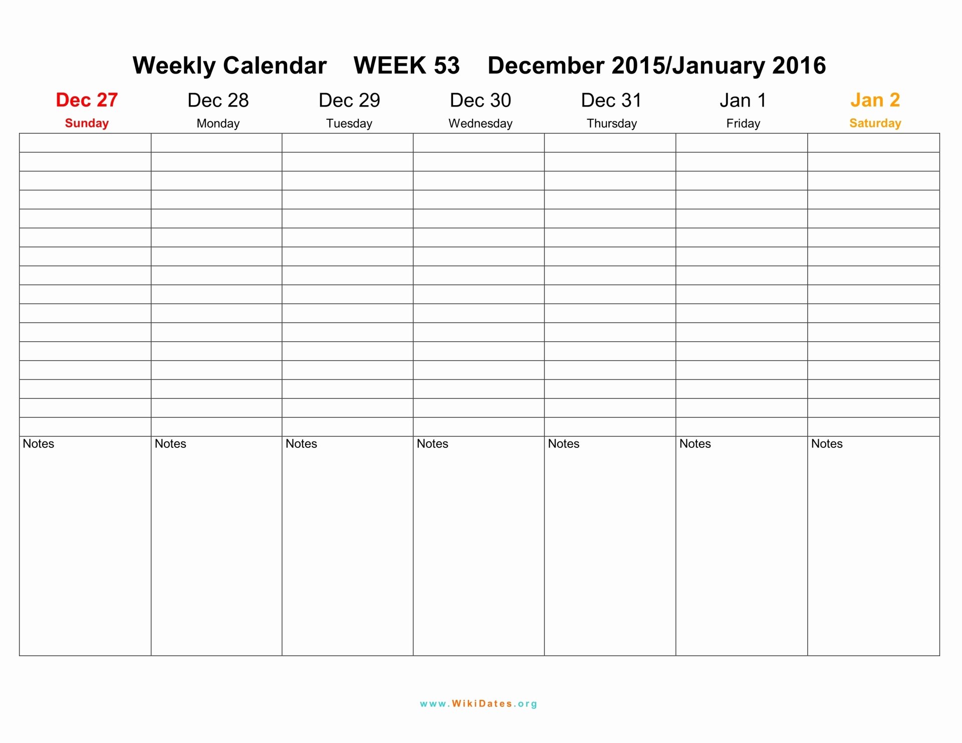 Weekly Calendar Template 2017 Beautiful Weekly Calendar 2016 2017 2018