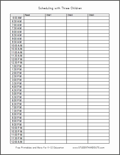 Weekly Hourly Planner Template Beautiful 8 Best Of 24 Hour Calendar Printable 24 Hour