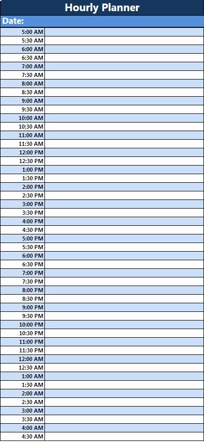 Weekly Hourly Planner Template Unique Blog Archives Yopiratebay