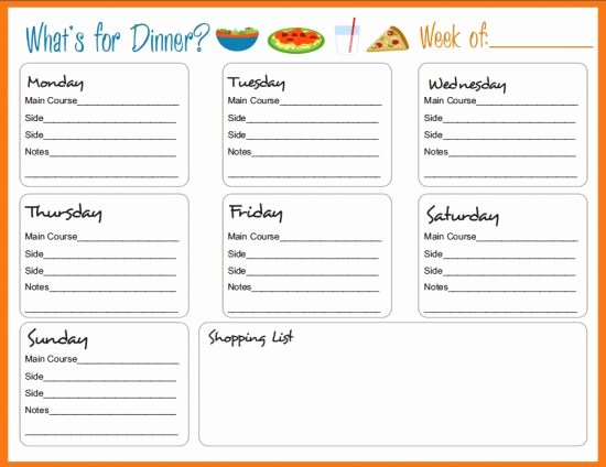 Weekly Meal Planner Template Word Inspirational Best 25 Meal Planning Templates Ideas On Pinterest