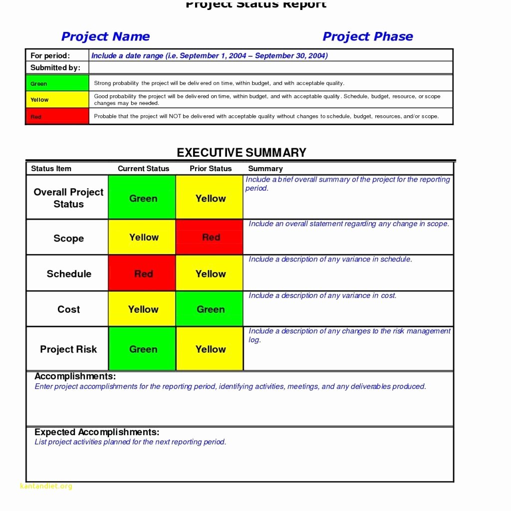 Weekly Project Status Report Template Excel Unique Project Report Template Doc – Printable Schedule Template