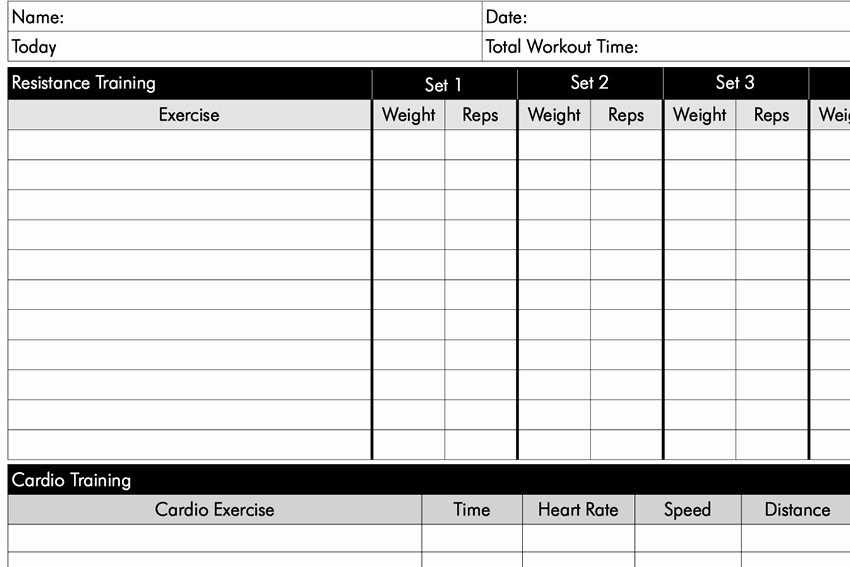 Weight Lifting Tracking Sheet Lovely Free Weight Lifting Charts