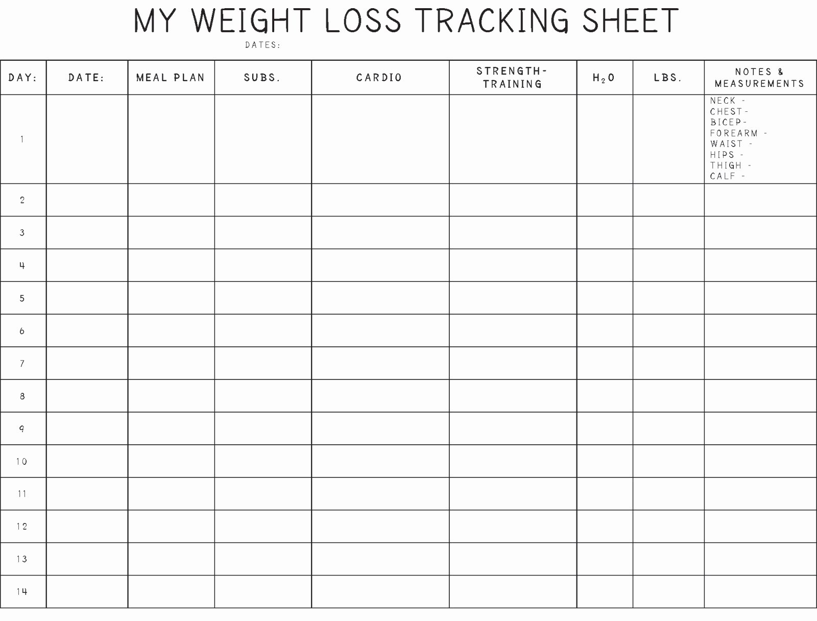 Weight Lifting Tracking Sheet Luxury Quick Easy Healthy College Meals Weight Loss Food Log Sheet
