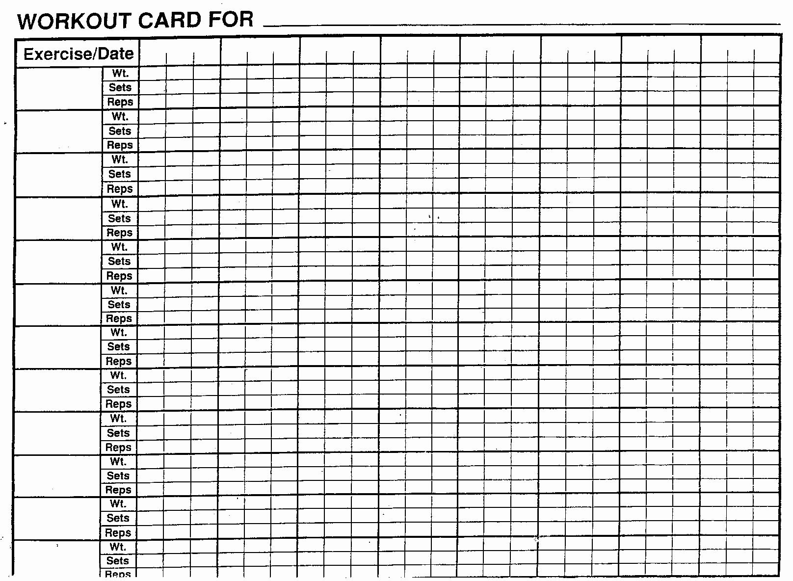 Weight Lifting Tracking Sheet Unique Excel Workout Log