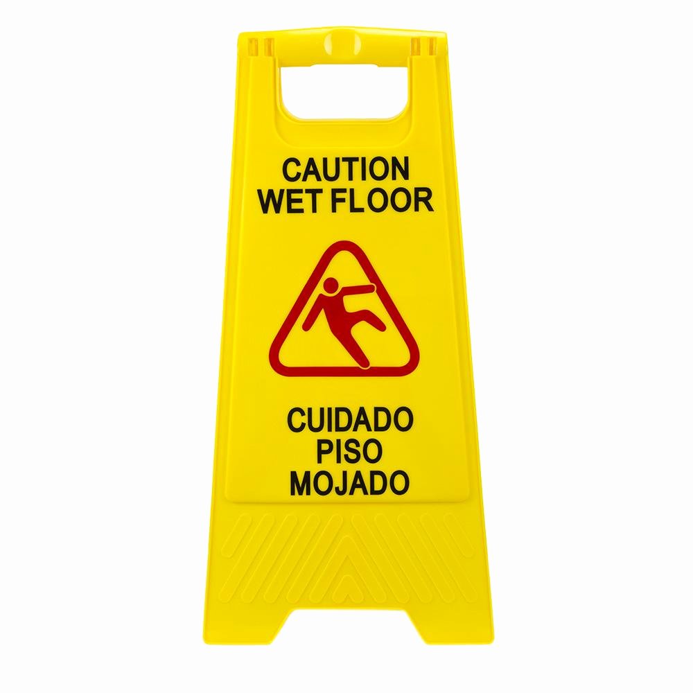 Wet Floor Signs Printable Best Of Plastic Multi Lingual Yellow 25 In X 12 In Caution Wet