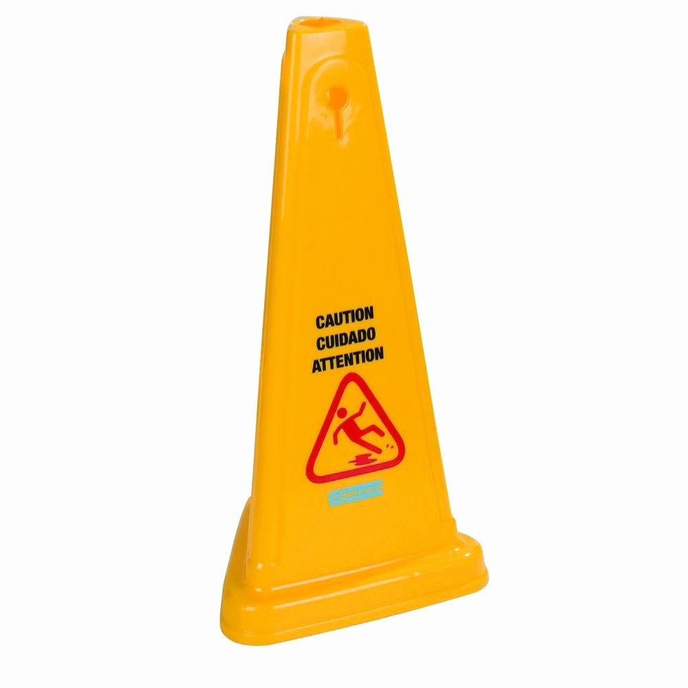 Wet Floor Signs Printable Elegant Carlisle 27 In English and Spanish Caution Cone Case Of