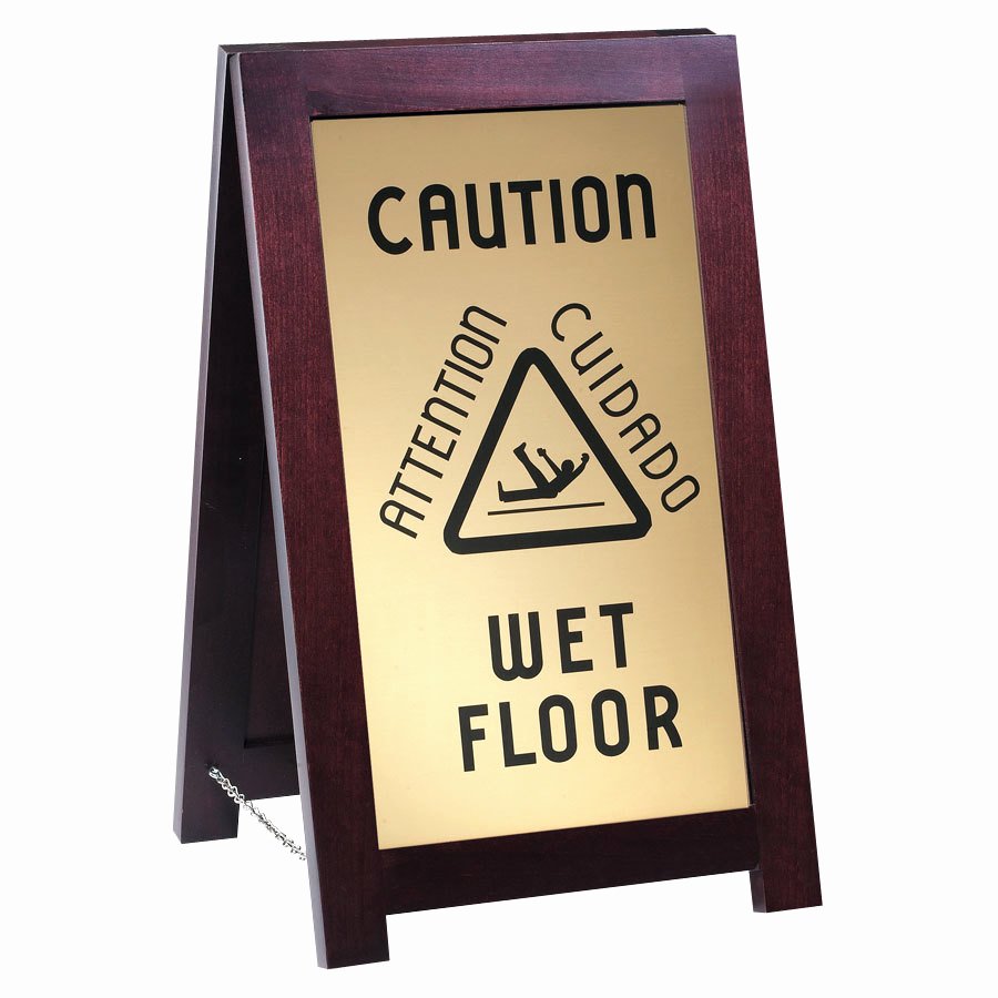 Wet Floor Signs Printable Lovely Cal Mil 851 Wet Wet Floor Wooden Sign