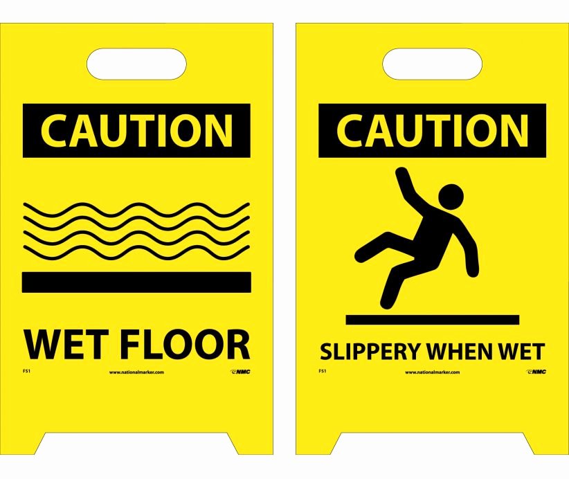 Wet Floor Signs Printable New Floor Sign Dbl Side Caution Wet Floor Caution Slippery