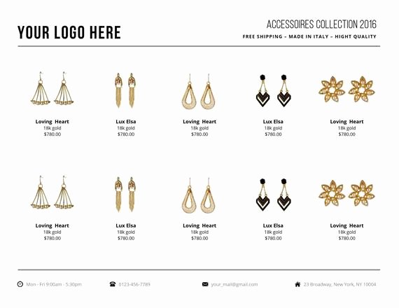 Wholesale Price Sheet Template Luxury wholesale Line Sheet Template Line Sheet by Cityhousedesign