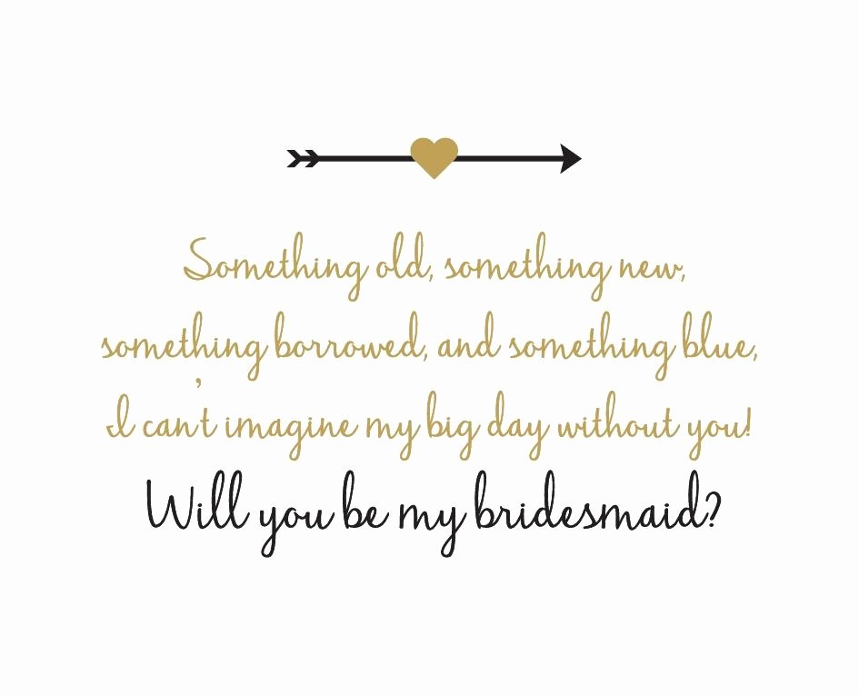 Will You Be My Bridesmaid Letter Template New the Bridesmaid Proposal Give Her A Gift She Can T Resist