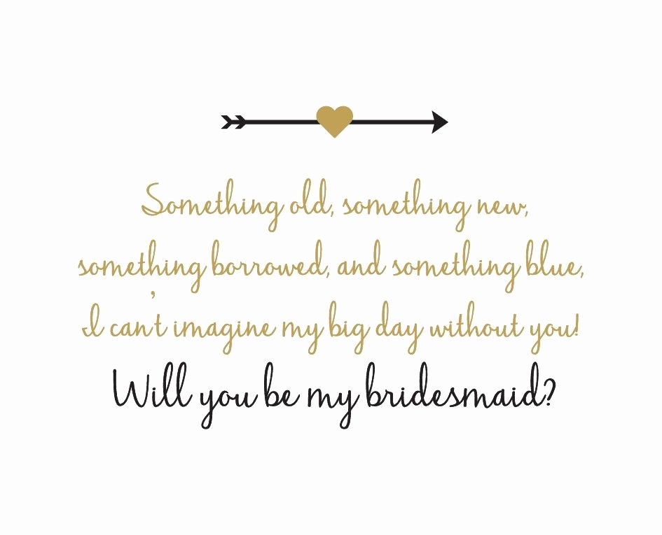 Will You Be My Bridesmaid Letter Template New the Bridesmaid Proposal Give Her A Gift She Can T Resist