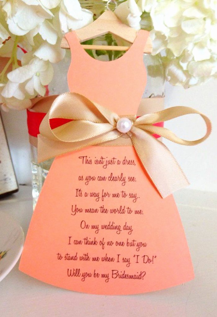 Will You Be My Bridesmaid Letter Template Unique La Demande Témoin Mariage 55 Idées Qui Vont Vous Charmer