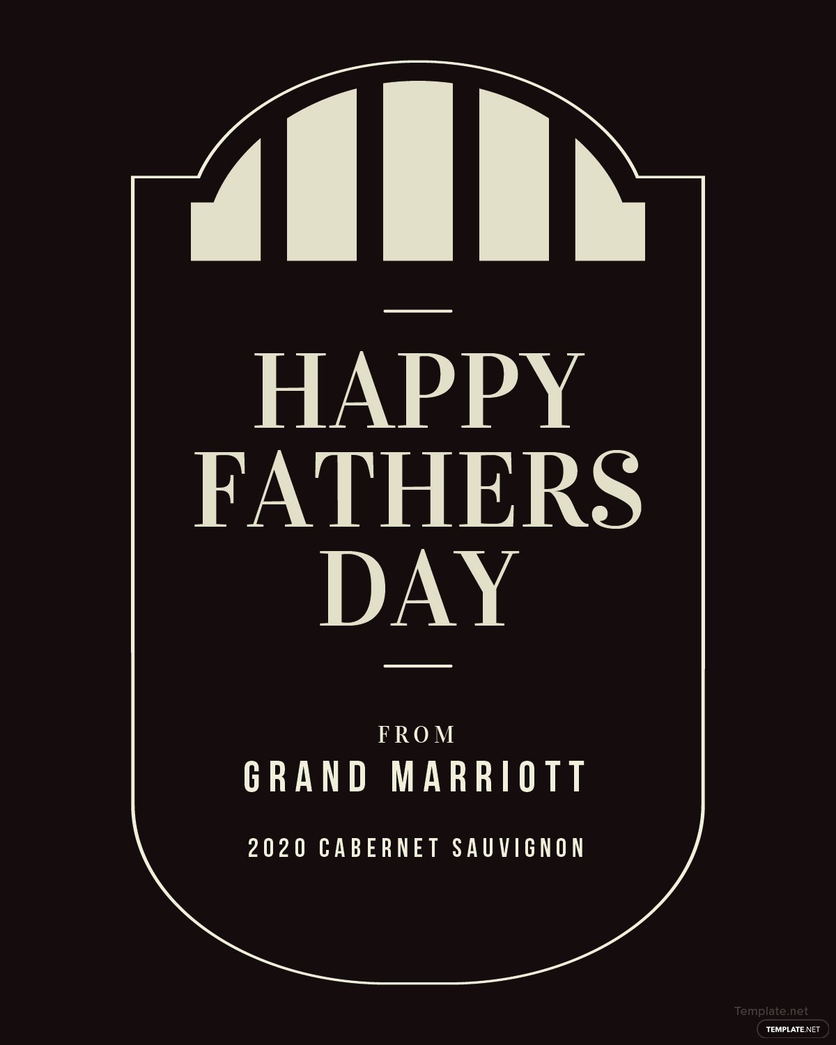 Wine Label Template Photoshop New Free Fathers Day Wine Label Template In Psd Ms Word